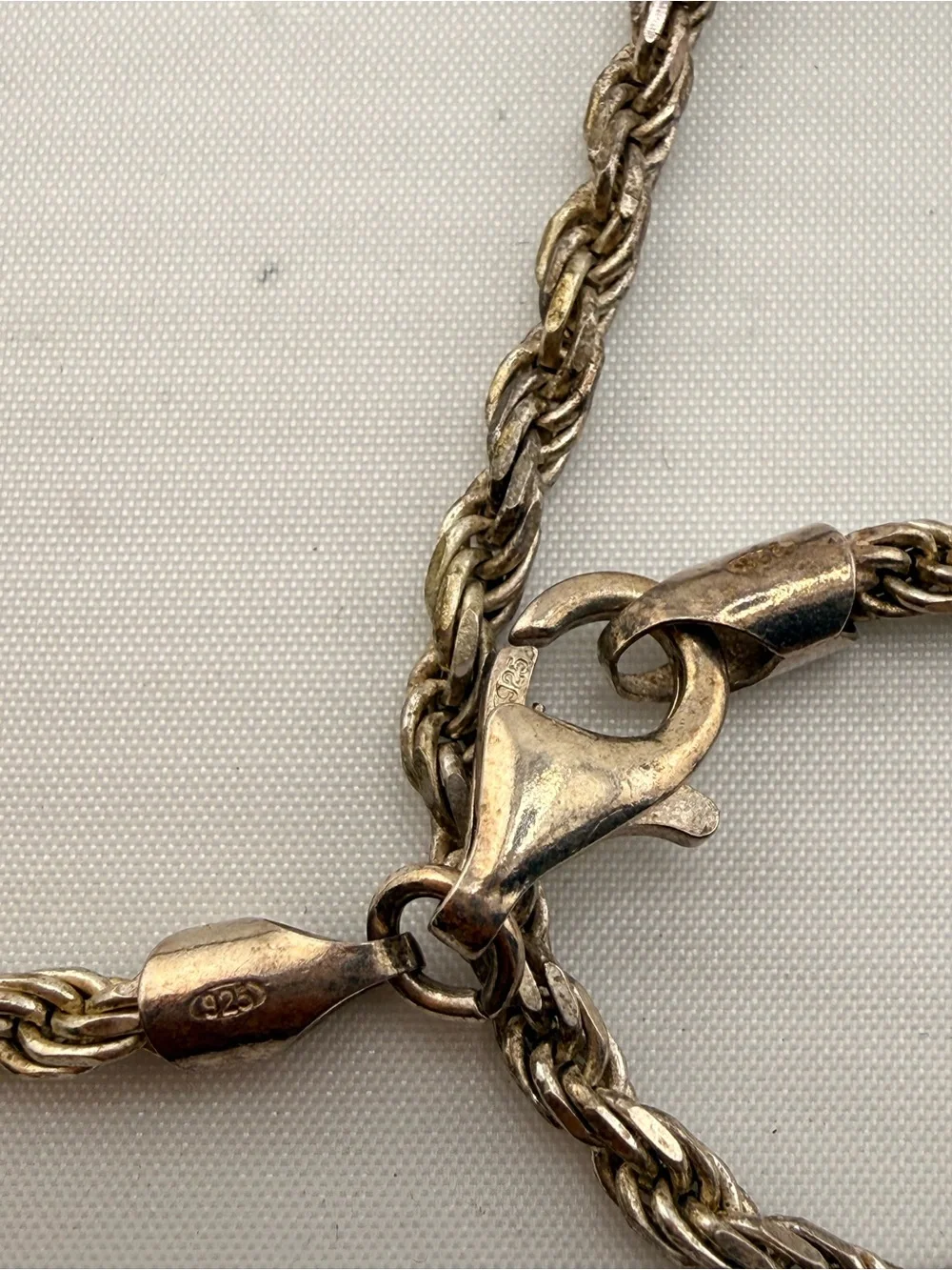 Sterling Silver 925 Monogram 'S’ or ‘$’ Pendant Necklace